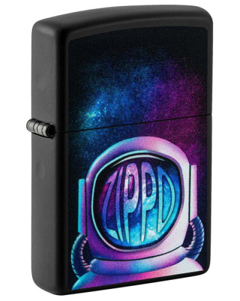 Зажигалка ZIPPO Astronaut с покрытием Black Matte