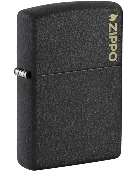 Зажигалка ZIPPO Logo Black Crackle™ 236ZL