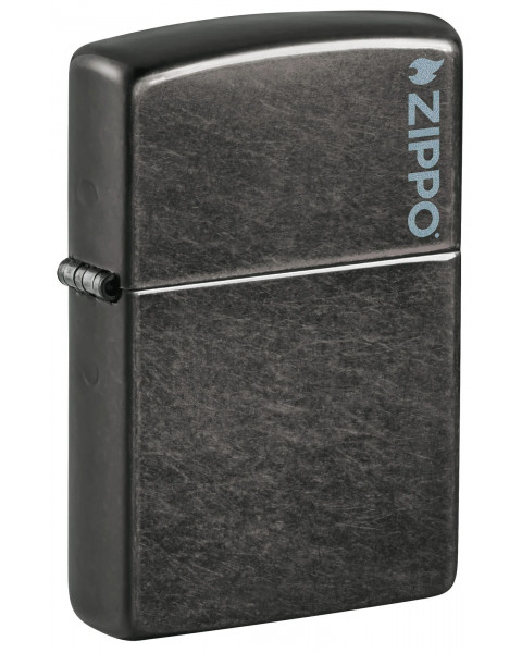 Зажигалка ZIPPO Logo с покрытием Gray Dusk 28378ZL