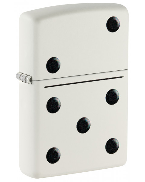 Зажигалка ZIPPO Domino Design White Matte 46159