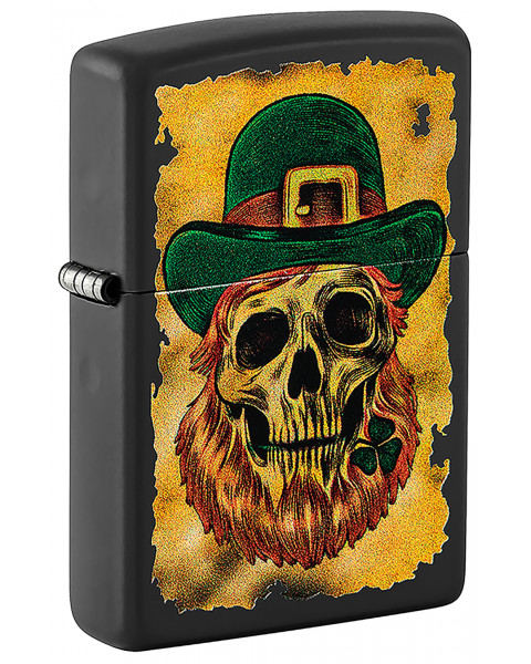 Зажигалка ZIPPO Lucky Map Black Matte 46244
