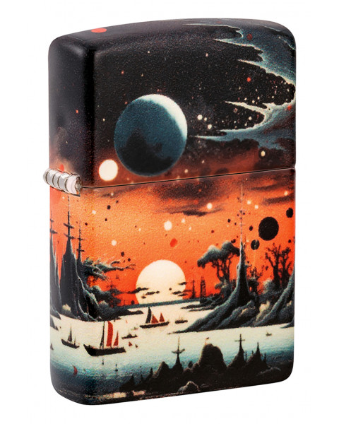 Зажигалка ZIPPO Galactic Landscape Design Matte 46254
