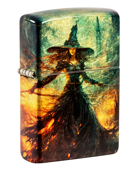 Зажигалка ZIPPO Fire Mage Tumbled Brass 46275