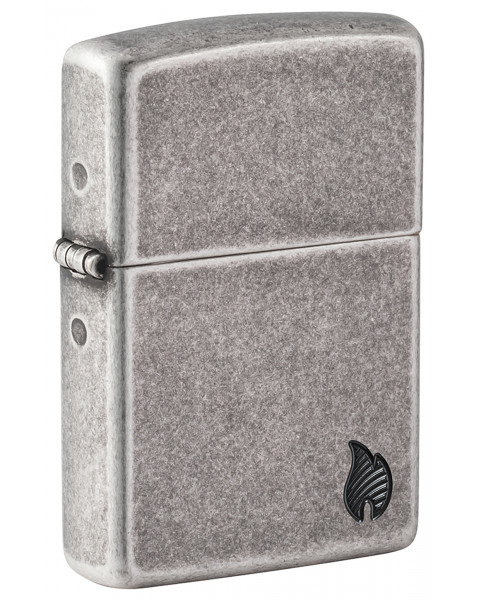 Зажигалка ZIPPO Armor® Flame Antique Silver 46399