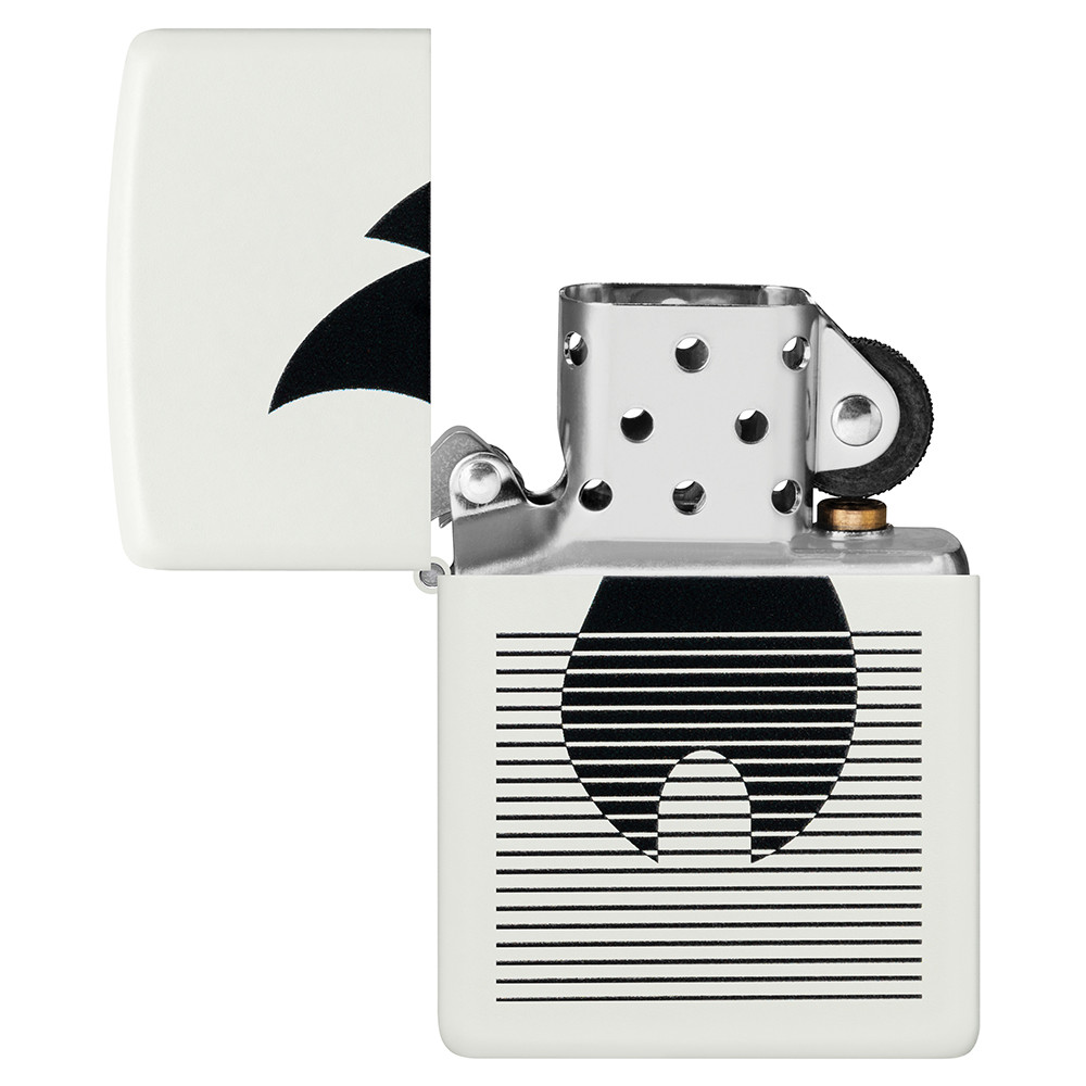 Зажигалка Zippo Flame Gradient Design White Matte 46485