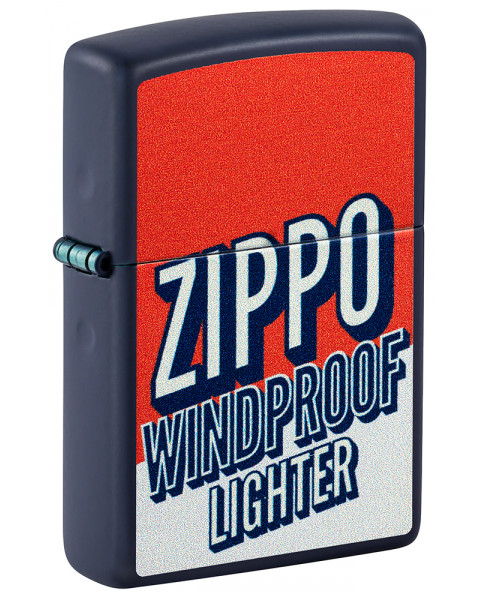 Зажигалка ZIPPO Color Block Design Navy Matte 46486