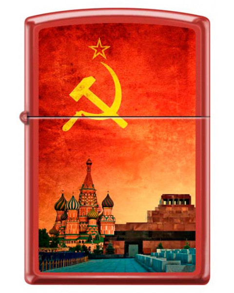 Зажигалка Красная Москва ZIPPO SOVIET DESIGN