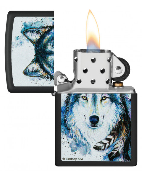 Зажигалка Feed the Good Wolf ZIPPO