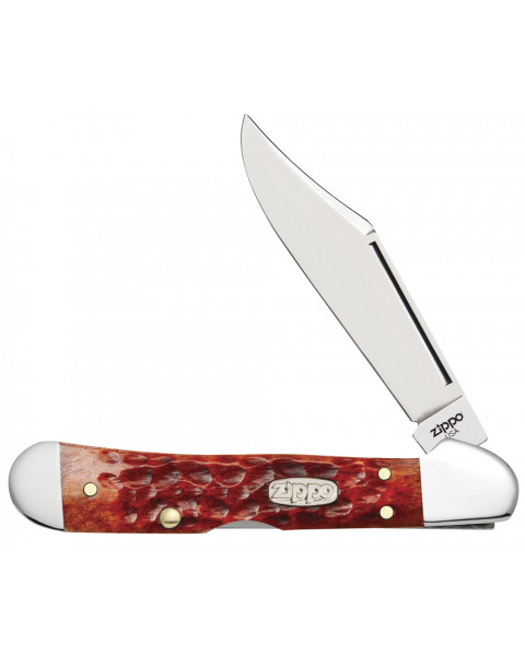 Нож перочинный Chestnut Bone Standard Jigged Mini Copperlock + зажигалка 207 ZIPPO 50538_207