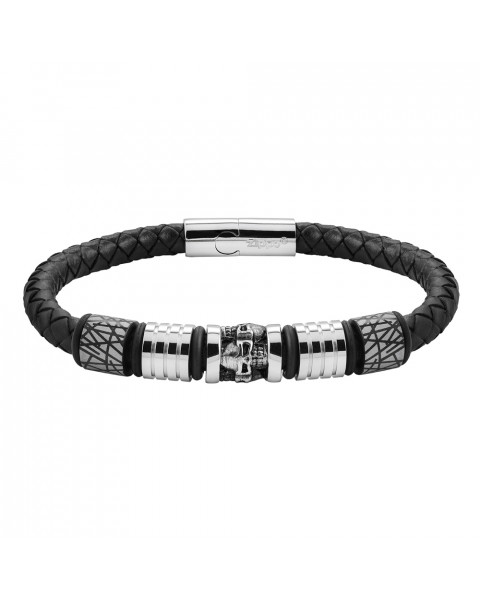 Браслет Five Charms Leather Bracelet с 5 шармами (20 см) ZIPPO