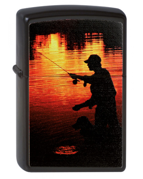 Зажигалка матовая ZIPPO FISHERMAN