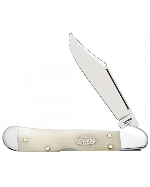 Нож перочинный Smooth Natural Bone Mini Copperlock + зажигалка 207 ZIPPO 50533_207