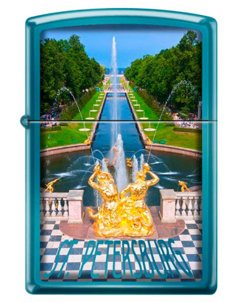 Зажигалка Петергофский фонтан ZIPPO PETRODVORETS