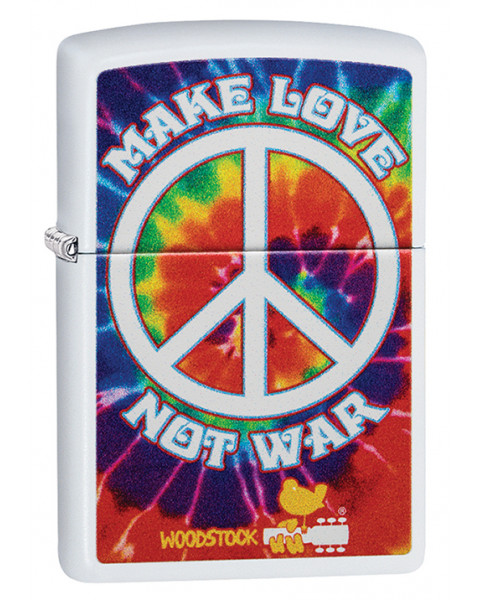 Зажигалка White Matte Woodstock® ZIPPO