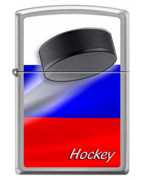 Зажигалка Российский хоккей ZIPPO RUSSIAN HOCKEY PUCK