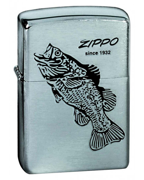 Зажигалка ZIPPO BLACK BASS