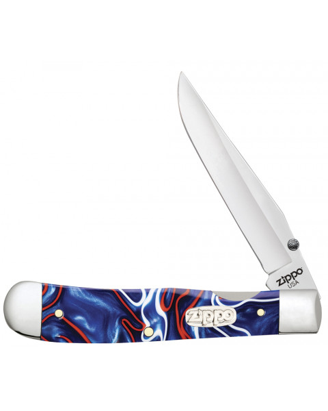 Нож перочинный Patriotic Kirinite Smooth Trapperlock + зажигалка 207 ZIPPO 50593_207