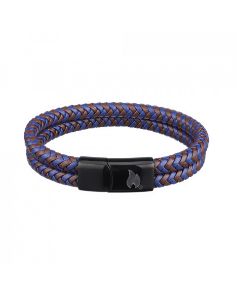 Браслет Braided Leather Bracelet (20 см) ZIPPO