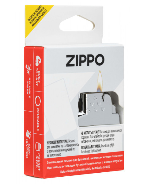 Газовый вставной блок для широкой зажигалки - одинарное жёлтое пламя ZIPPO 65807