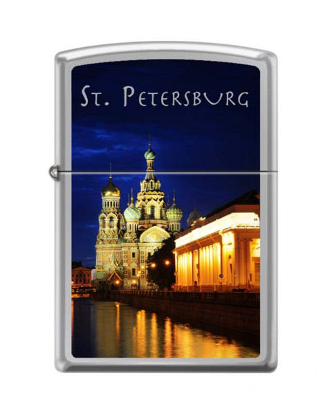 Зажигалка храм Спаса-на-Крови ZIPPO ST PETERSBURG CHURCH