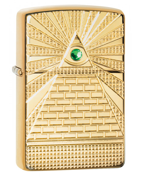 Зажигалка Armor™ High Polish Brass Eye of Providence Design ZIPPO