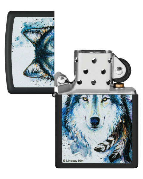 Зажигалка Feed the Good Wolf ZIPPO