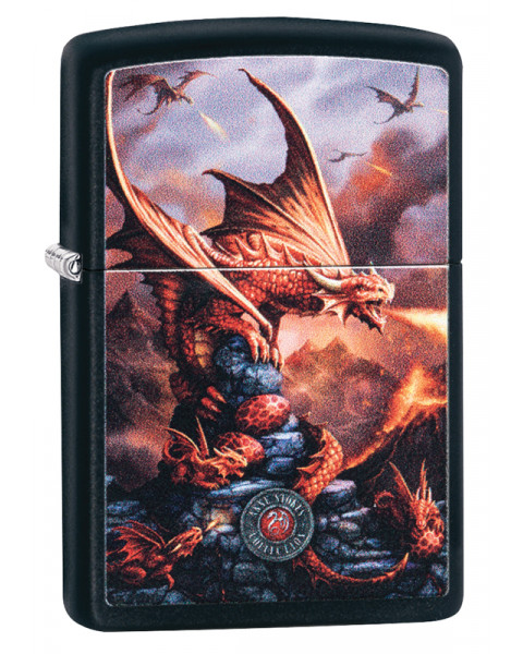 Зажигалка Anne Stokes Black Matte ZIPPO 49097
