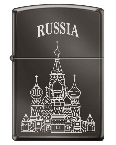 Зажигалка глянцевая ZIPPO ST BASIL