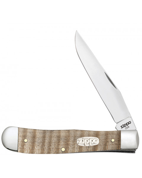 Нож перочинный Natural Curly Maple Wood Trapper + зажигалка 207 ZIPPO 50604_207